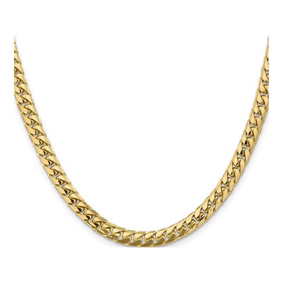10K Yellow Gold 5.5mm Miami Cuban Chain – view 2