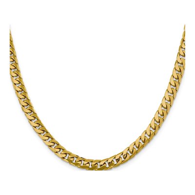 10K Yellow Gold 6.25mm Miami Cuban Chain – view 2