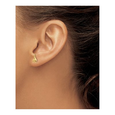 10K Yellow Gold Sailboat Stud Earrings – view 5