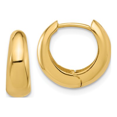 10K Yellow Gold Hoop Earrings