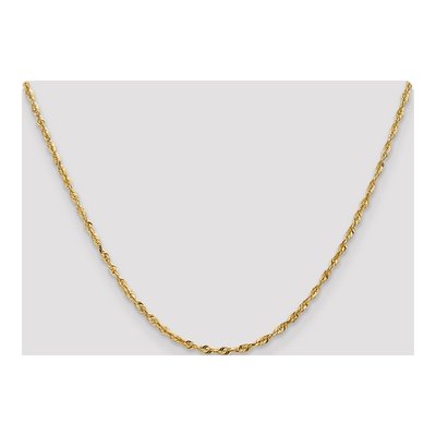 10K Yellow Gold 2.5mm Diamond-Cut Rope Chain – view 4