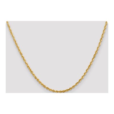 10K Yellow Gold 2.75mm Diamond-Cut Rope Chain – view 4