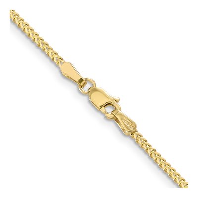 10K Yellow Gold 1.3mm Franco Chain – view 3