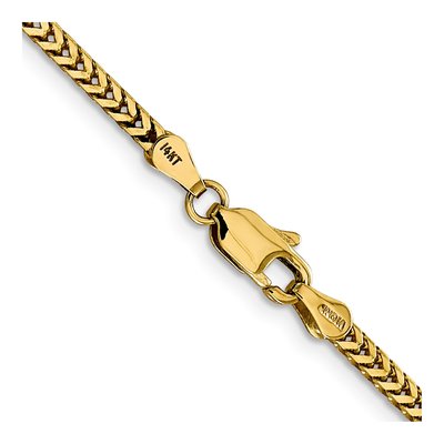 10K Yellow Gold 2.3mm Franco Chain – view 3