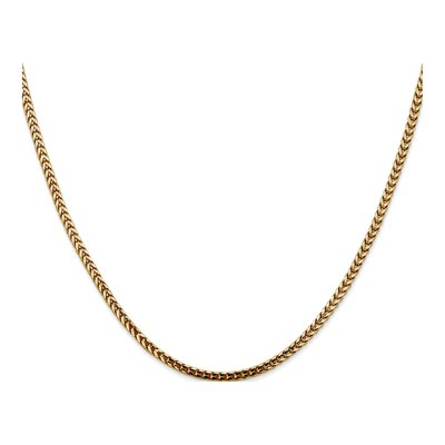 10K Yellow Gold 2.5mm Franco Chain – view 2