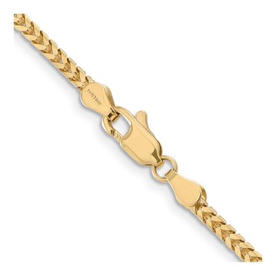 10K Yellow Gold 2.5mm Franco Chain – view 3