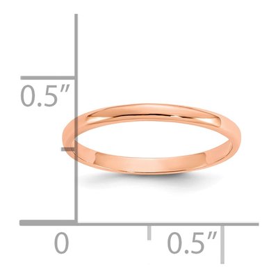 10K Rose Gold Baby Ring – view 3