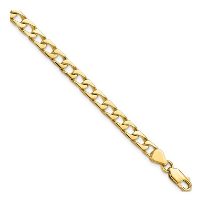 10K Yellow Gold Curb Link Bracelet
