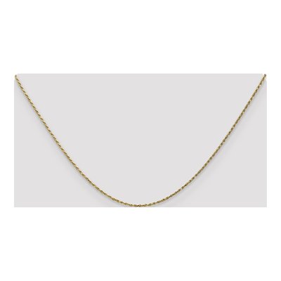 10K Yellow Gold 1.15mm Diamond-Cut Rope Chain – view 4