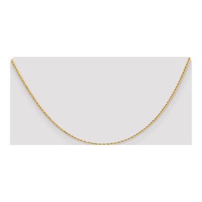 10K Yellow Gold 1.5mm Handmade Diamond-Cut Rope Chain – view 4