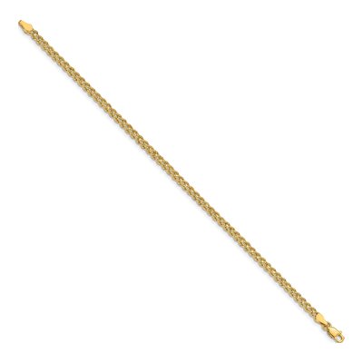 10K Yellow Gold 3mm Diamond-Cut Double Strand Rope Chain Bracelet – view 3