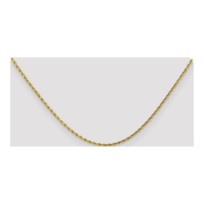 10K Yellow Gold 1.75mm Handmade Diamond-Cut Rope Chain – view 4
