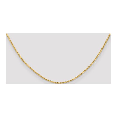 10K Yellow Gold 2mm Handmade Rope Chain – view 4