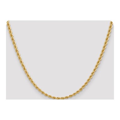 10K Yellow Gold 3.65mm Handmade Rope Chain – view 4