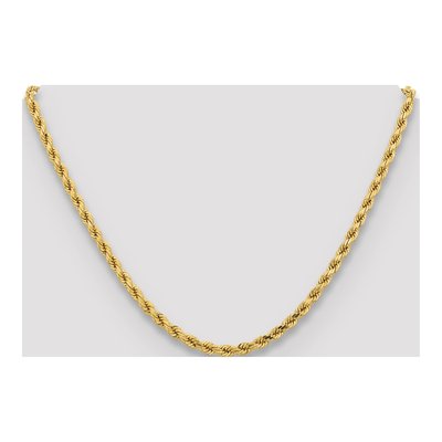 10K Yellow Gold 4.25mm Diamond-Cut Rope Chain – view 4