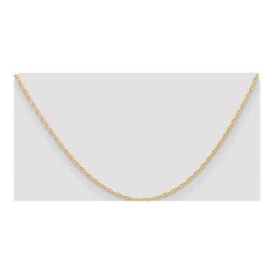 10K Yellow Gold 1.35mm Rope Cable Chain – view 4