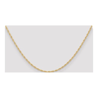 10K Yellow Gold 1.55mm Rope Cable Chain – view 4