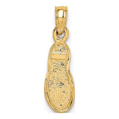 10K Yellow Gold Flip-Flop Pendant – view 5