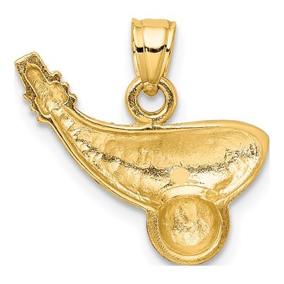 10K Yellow Gold Golf Club Ball Charm – view 5