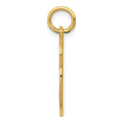 10K Yellow Gold Double Heart Pendant – view 3