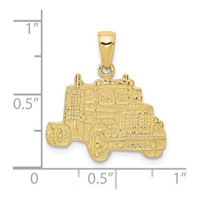 10K Yellow Gold Truck Cab Pendant – view 5
