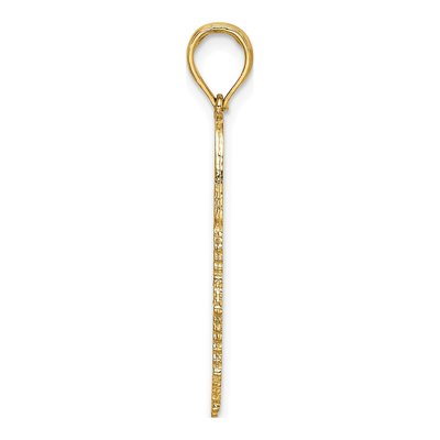 10K Yellow Gold Firefighter Badge Charm – view 3