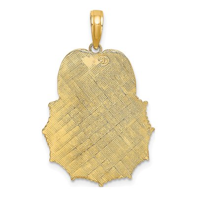 10K Yellow Gold Firefighter Badge Charm – view 5