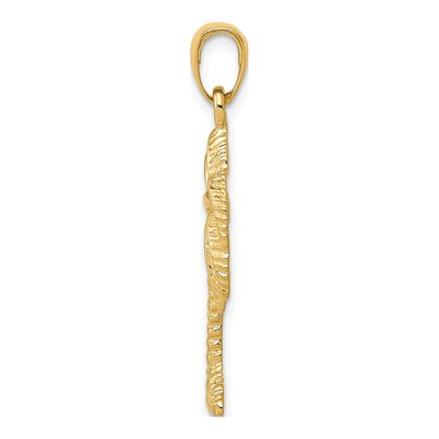 10K Yellow Gold Palm Tree Pendant – view 3