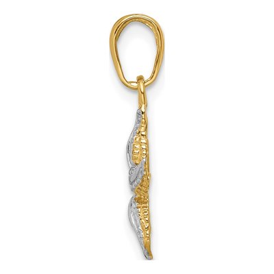 10K Yellow Gold Starfish Charm – view 3