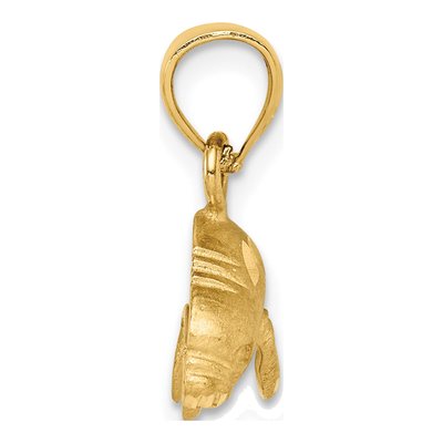 10K Yellow Gold Manatee Pendant – view 3