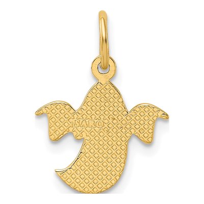 10K Yellow Gold Ghost Pendant – view 5