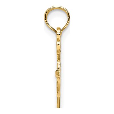 10K Yellow Gold Paint Palette Pendant – view 2