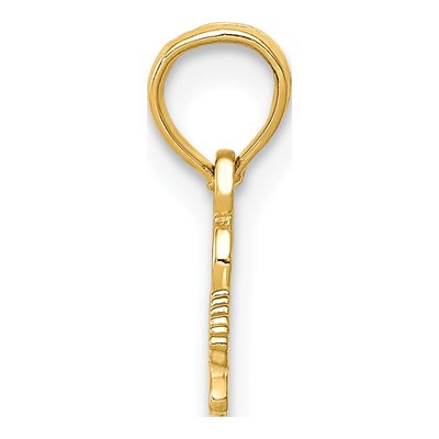 10K Yellow Gold Electric Guitar Pendant – view 3