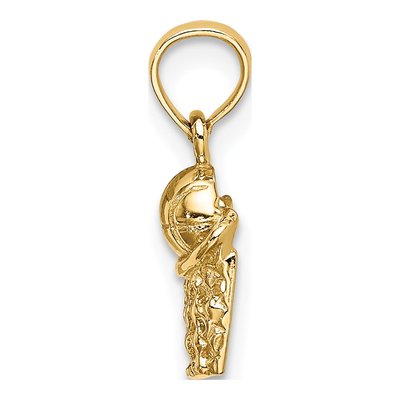 10K Yellow Gold Basketball Charm – view 3
