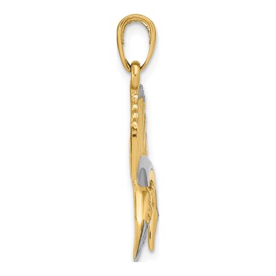 10K Yellow Gold Sailfish Pendant – view 2