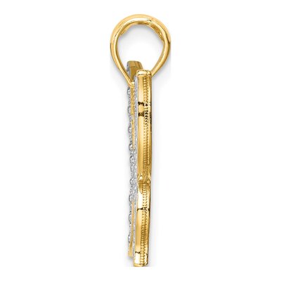 10K Yellow Gold Butterfly Charm – view 3