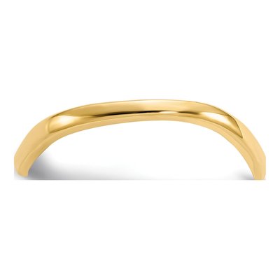 10K Yellow Gold Wave Thumb Ring – view 6