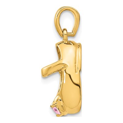 10K Yellow Gold Shoe Charm – view 3