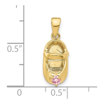 10K Yellow Gold Shoe Charm – view 4