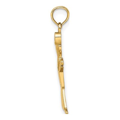 10K Yellow Gold Boy Charm – view 2