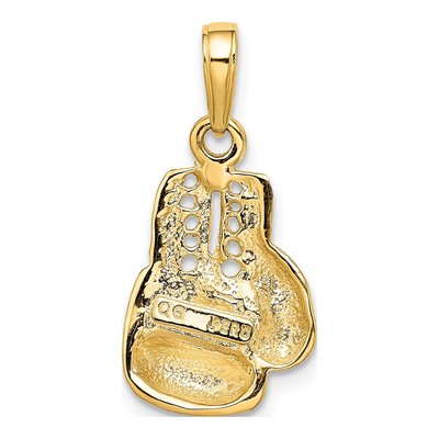 10K Yellow Gold Large Boxing Glove Charm – view 4