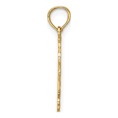 10K Yellow Gold I Heart Las Vegas Dice Charm – view 3