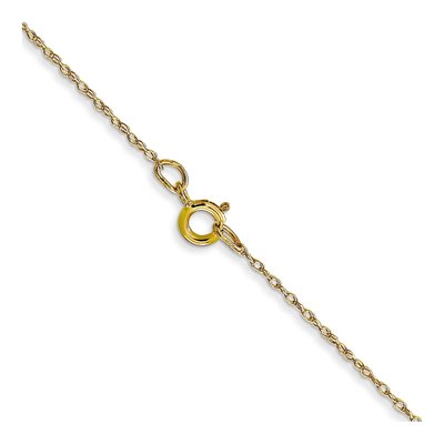 10K Yellow Gold 0.5mm Rope Cable Chain – view 3