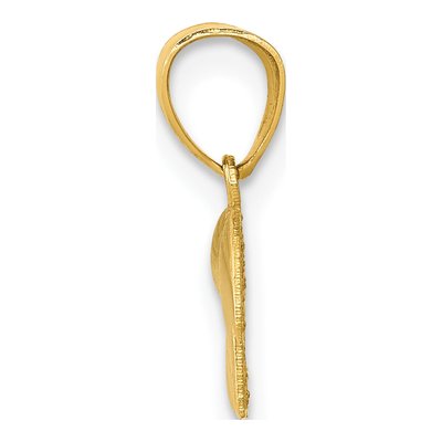 10K Yellow Gold Elephant Pendant – view 3