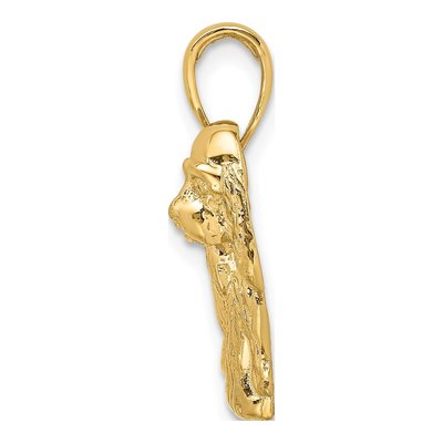 10K Yellow Gold Cocker Spaniel Dog Charm – view 3