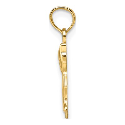 10K Yellow Gold Mini Kitten Charm – view 3