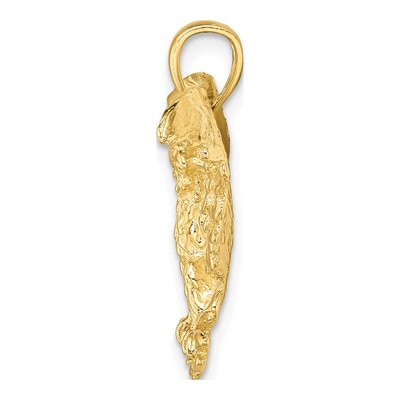 10K Yellow Gold Eagle Pendant – view 3