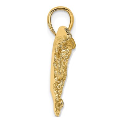 10K Yellow Gold Eagle Charm – view 3