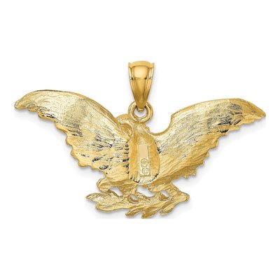 10K Yellow Gold Eagle Charm – view 5