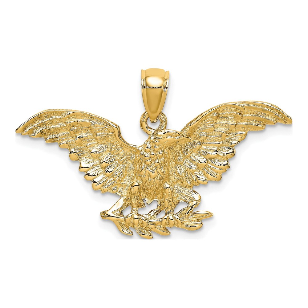 10K Yellow Gold Eagle Charm